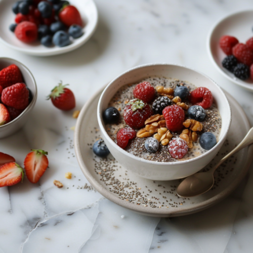 Chia Pudding with Nut Butter