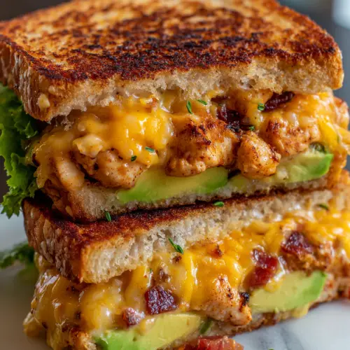 Chicken Avocado Melt Sandwich