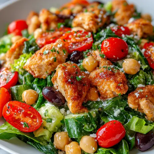 Chicken & Chickpea Salad