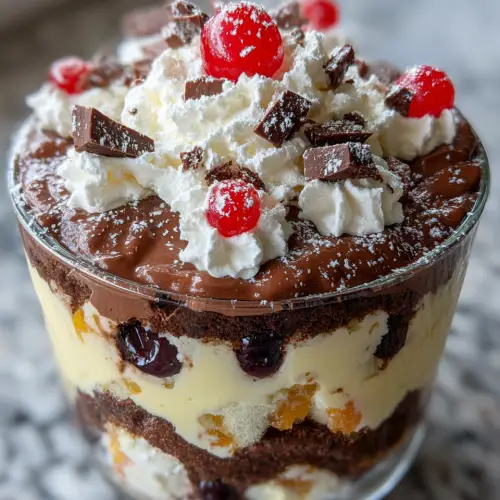 Christmas Black Forest Trifle – A Layered Dessert for the Holidays