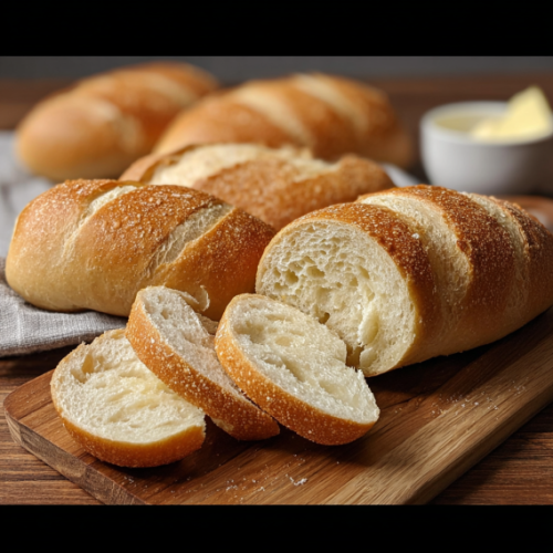 Crusty Chewy French Bread Rolls