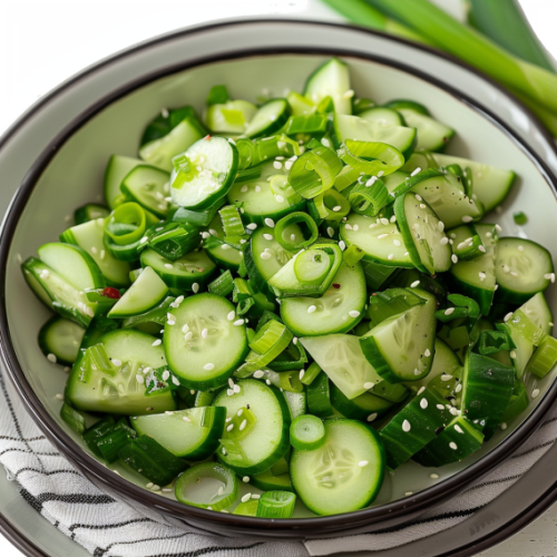 Cucumber & Green Onion Salads
