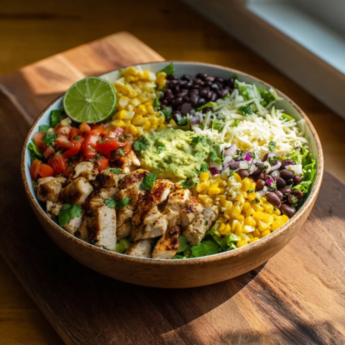 Easy Zesty Southwest Chicken Salad Bowl