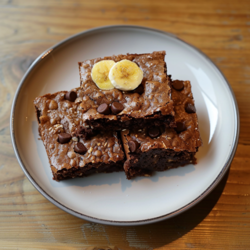 Healthy Baked Oatmeal Brownies