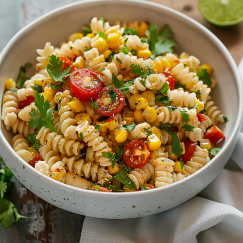 Healthy Street Corn Pasta Salad