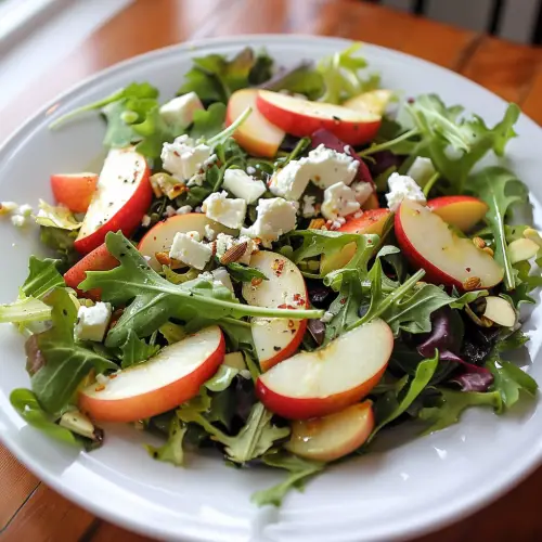 Honeycrisp Apple and Feta Salad