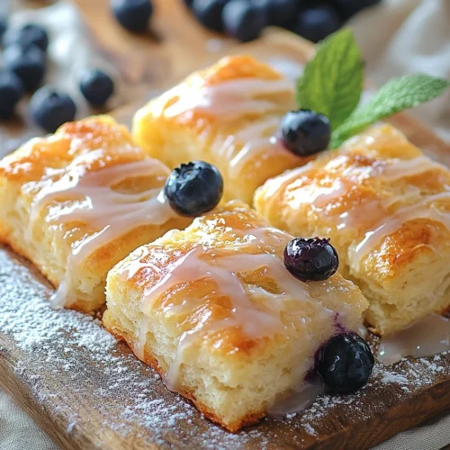 Sweet Blueberry Biscuits