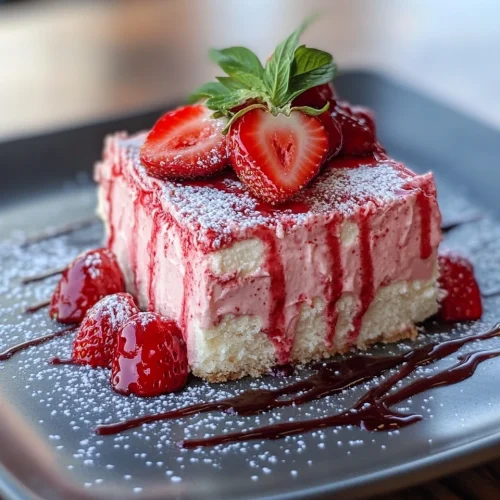 Strawberry Milkshake Pound Cake