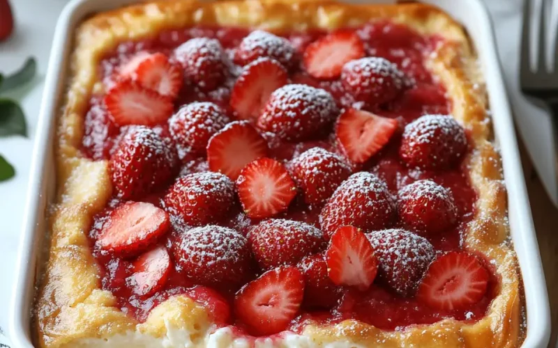Strawberry Clafoutis