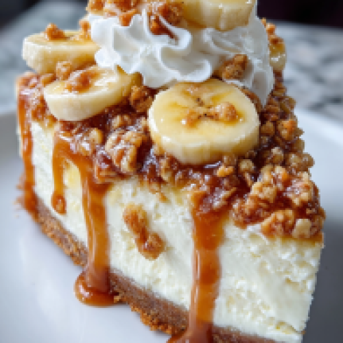 Banana Pudding Crunch Cheesecake