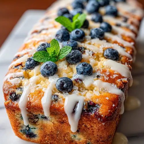 Lemon Blueberry Yogurt Loaf