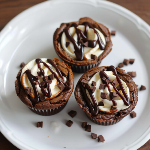 Loaded Brownie Cheesecake Cup Recipe