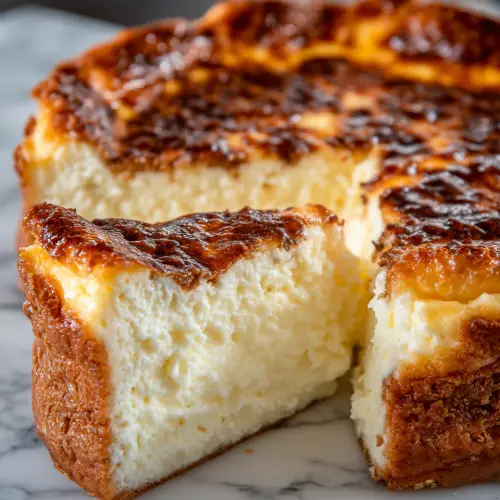 Loaf Pan Basque Cheesecake Recipe