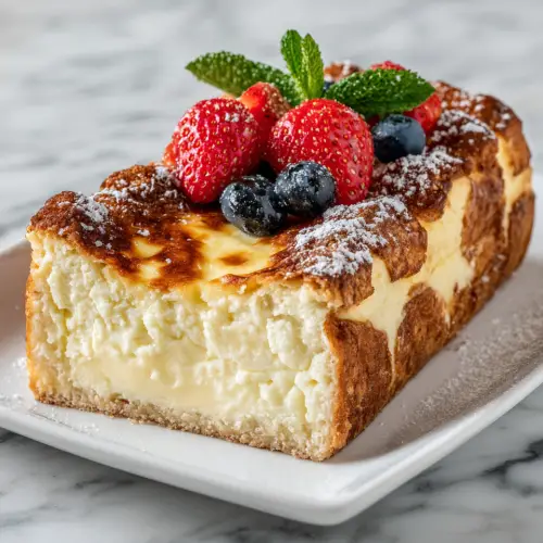 Loaf Pan Basque Cheesecake Recipe