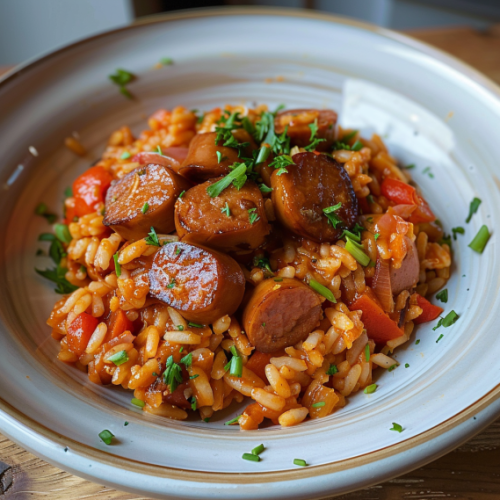Recette de Riz au Chorizo et à la Tomate