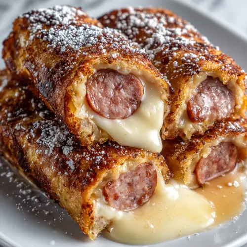 Sausage French Toast Roll-Ups