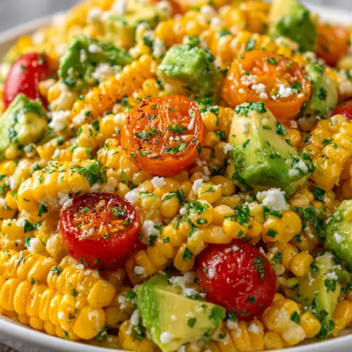 Summer Corn Salad with Avocado