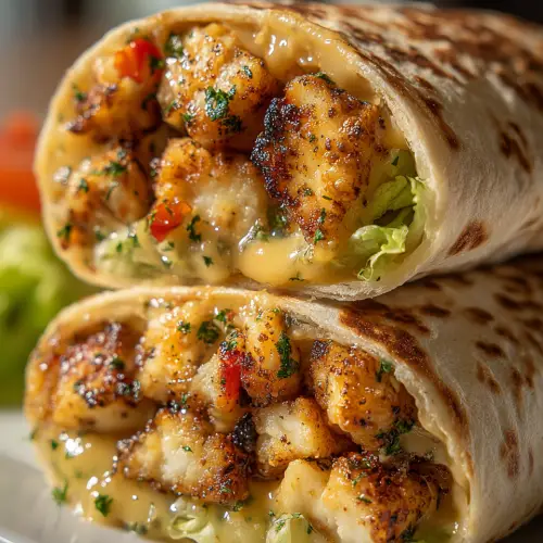 Sweet Chili Halloumi Wraps