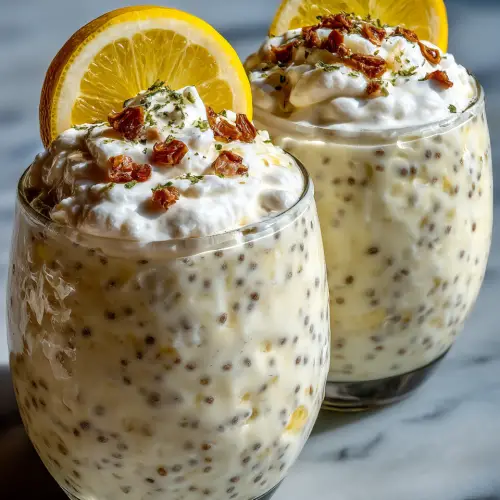 The Best Lemon Cream Chia Pudding  – Healthy, Creamy & No-Bake Delight!
