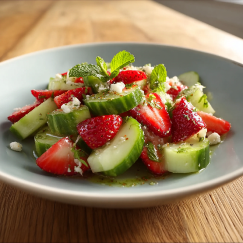 This Cucumber Strawberry Salad