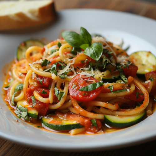 Tomato Zucchini Pasta Recipe
